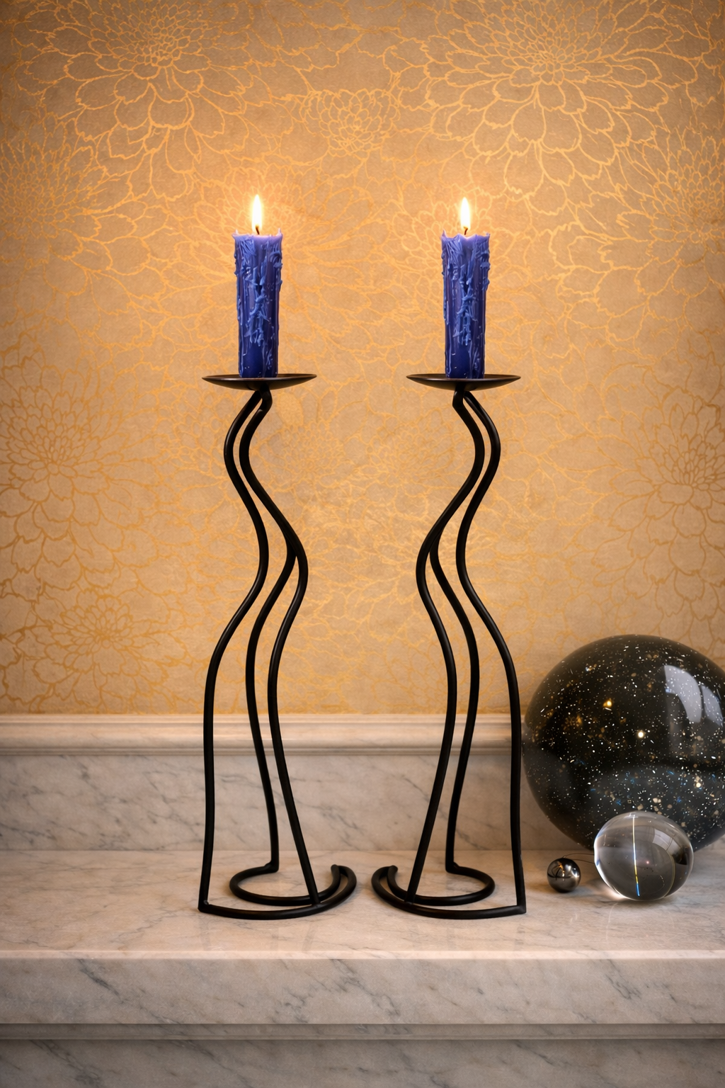 The Serpentine Candlesticks